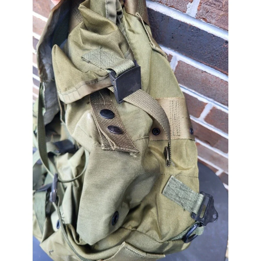 Vintage US Military Field Pack Combat Medium Alice LC-1 Backpack Green NO FRAME